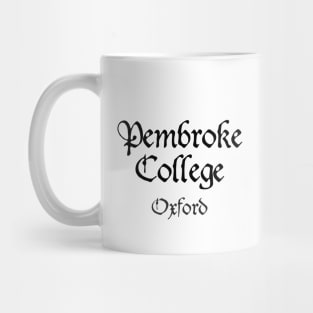 Oxford Pembroke College Medieval University Mug